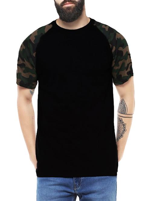 black cotton t-shirt - 14633898 - Very Small Image - 1