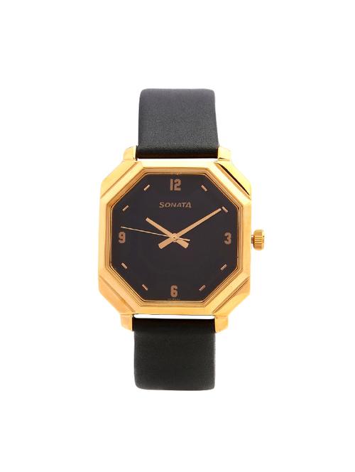 Sonata Analog Black Dial Men's Watch - Nd7099yl01 - 14635014 - Very Small Image - 1