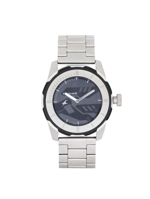 fastrack economy 2013 analog black dial men's watch - 3099sm04 - 14635186 - Very Small Image - 1