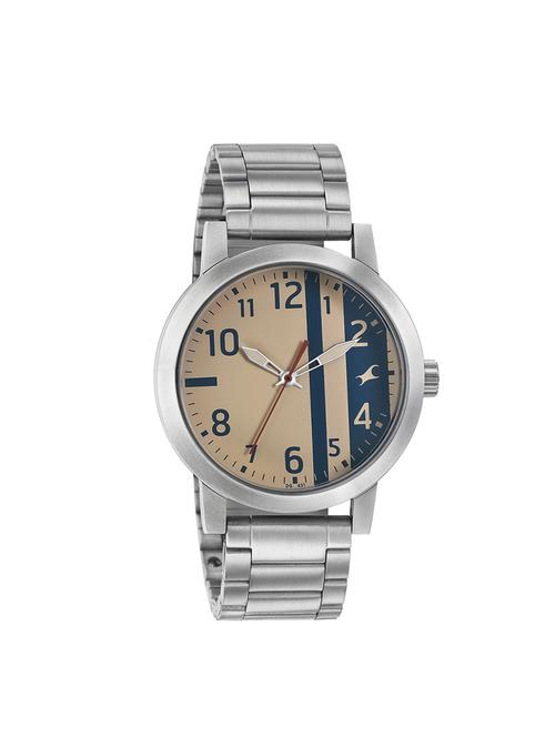 fastrack analog beige dial boys watch-3162sm01 - 14635190 - Very Small Image - 1