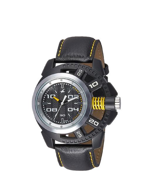 fastrack analog grey dial men's watch-38028pl01 - 14635192 - Very Small Image - 1