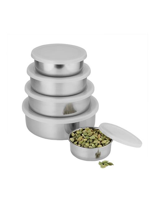 sliver stainless steel bowl set (pack of 5) - 14635997 - Very Small Image - 1
