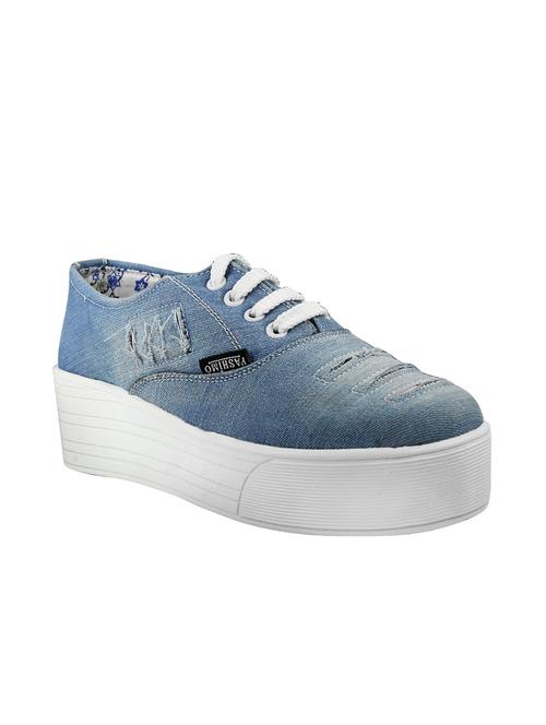 blue plimsolls   sneaker - 14636512 - Very Small Image - 1