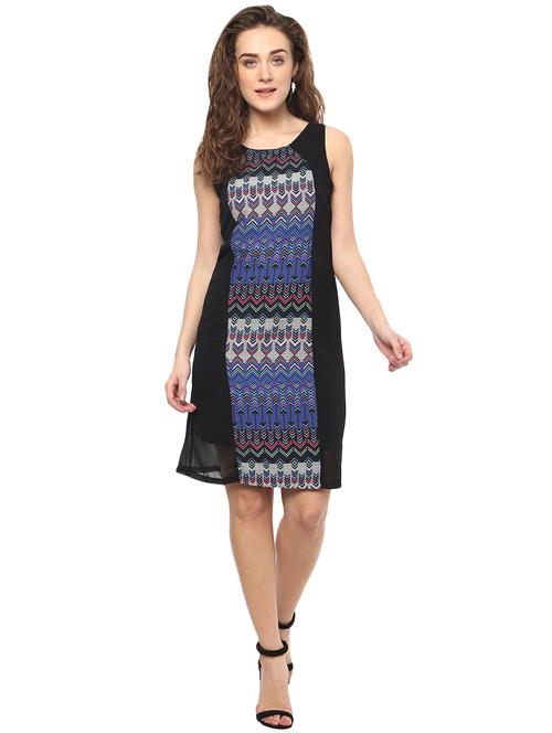 women's shift ajrakh dress - 14638934 - Very Small Image - 1