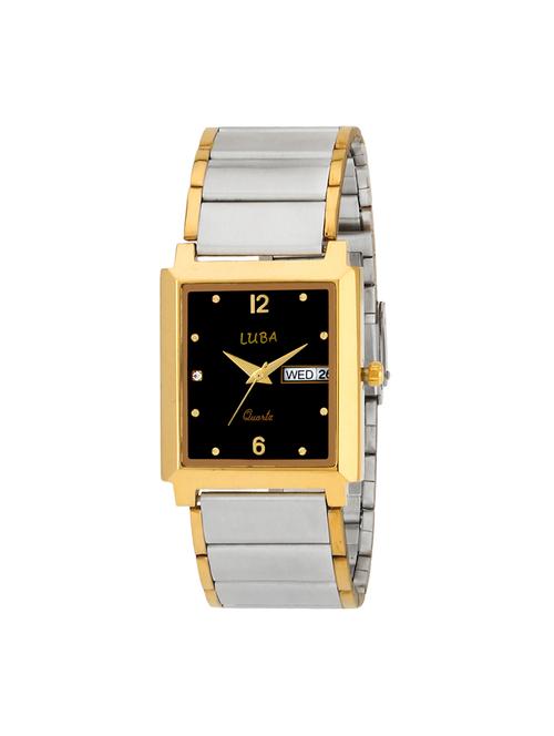 luba day n date watch for men with two tone chain - 14639878 - Very Small Image - 1