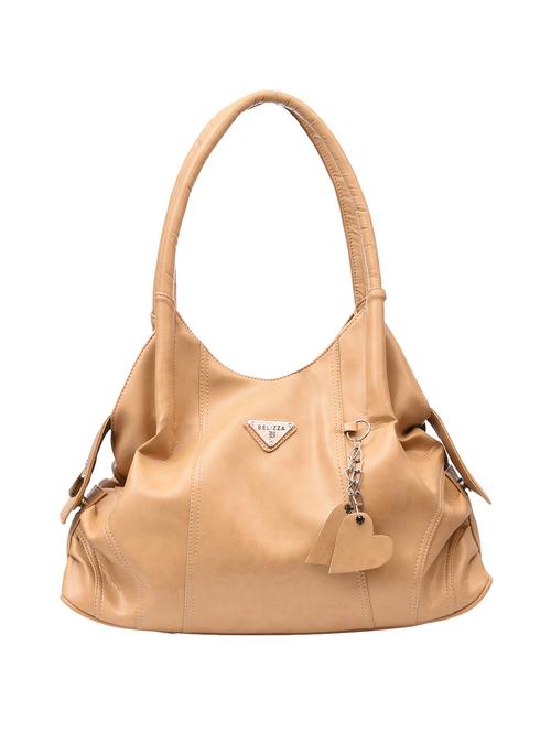 beige leatherette handbag - 14644606 - Very Small Image - 1