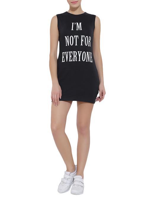 slogan printed bodycon dress - 14648450 - Very Small Image - 1