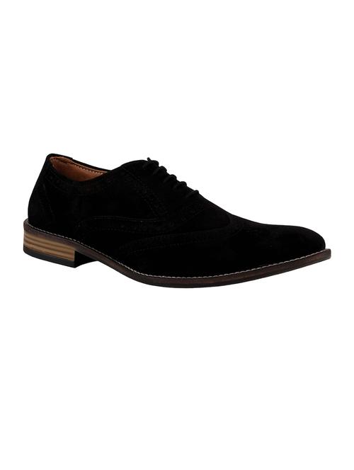 black suede lace-up brouge - 14652805 - Very Small Image - 1