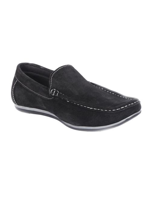 black suede slip on loafer - 14655549 - Very Small Image - 1