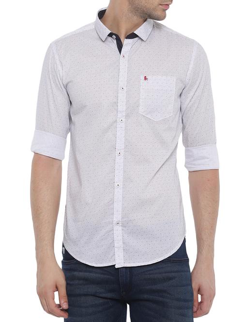 white cotton casual shirt - 14655686 - Very Small Image - 1