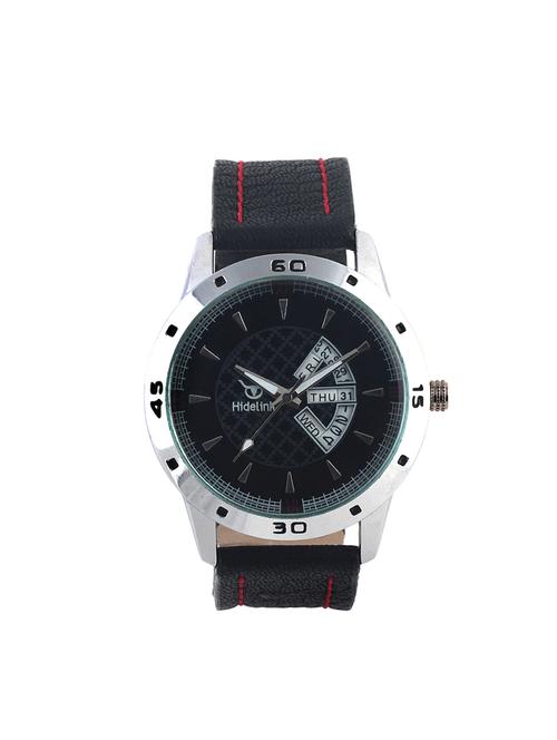 hidelink day and date display analog smart wrist watch for men - 14656848 - Very Small Image - 1