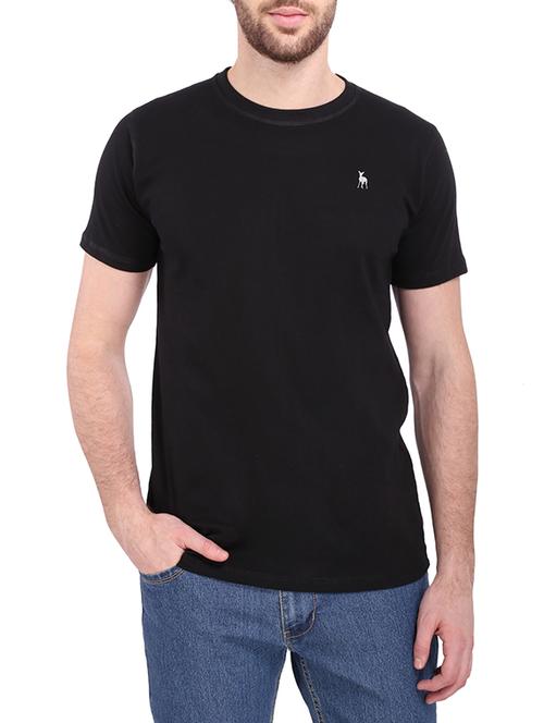 black cotton t-shirt - 14657088 - Very Small Image - 1