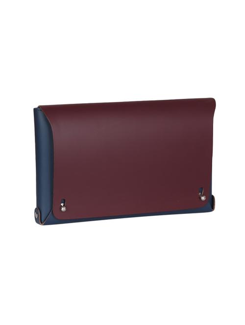 maroon leather regular clutch - 14657180 - Very Small Image - 1