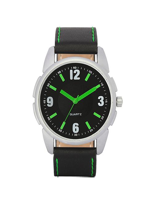 the shopoholic analog multicolour dial black leather belt watches men-watches boys - 14658204 - Very Small Image - 1