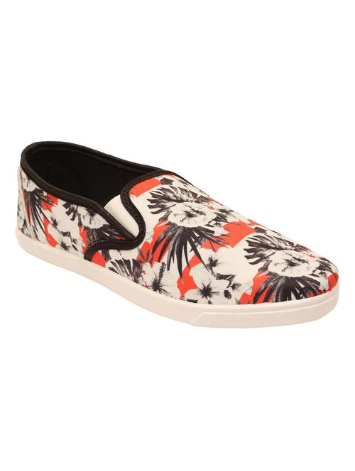 multi colored fabric slip on casual shoes - 14659309 - Very Small Image - 1
