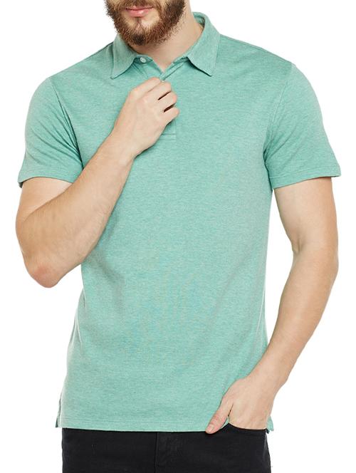 green cotton t-shirt - 14659386 - Very Small Image - 1