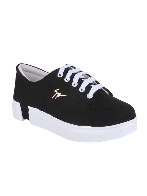 black suede plimsolls sneakers - 14659799 - Very Small Image - 1