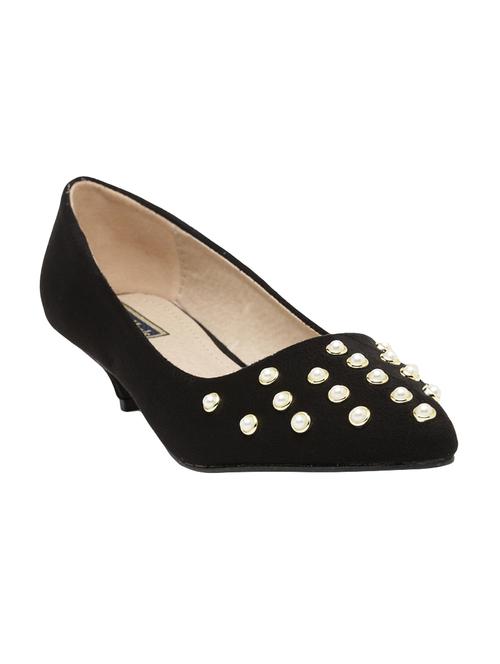 black suede slip on pumps - 14664646 - Very Small Image - 1