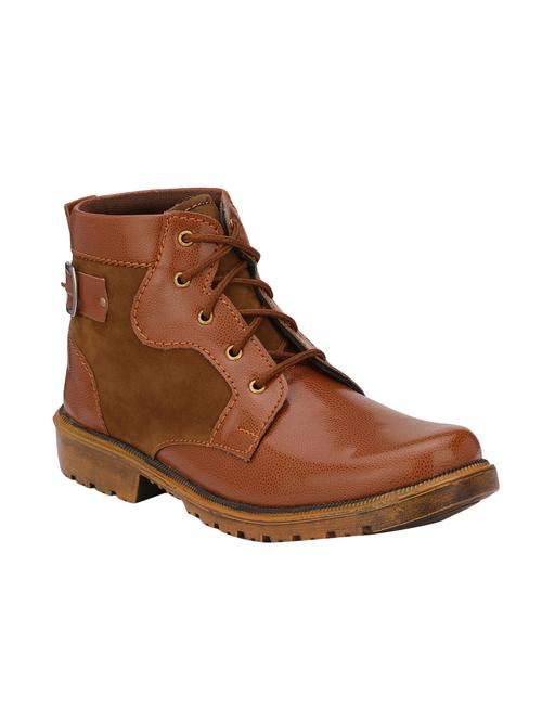 brown Leather high akle boot - 14664859 - Very Small Image - 1