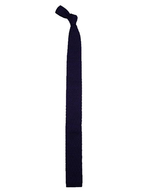 navy blue polyester tie - 14665241 - Very Small Image - 1