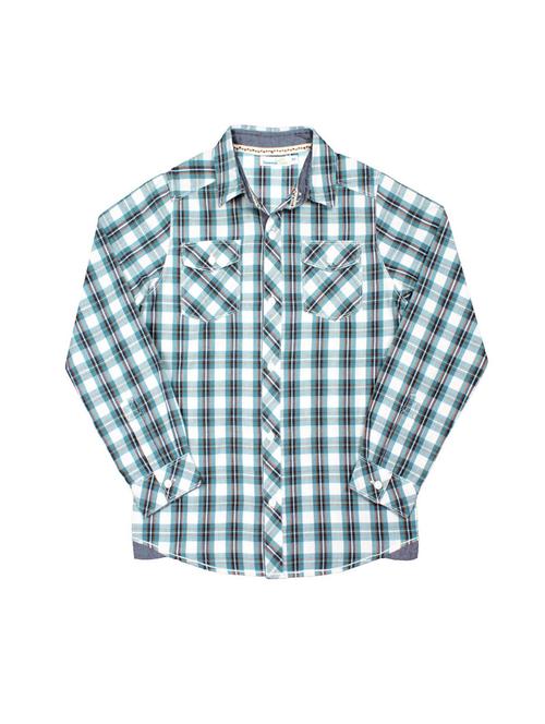 pocket patch checkered shirt - 14665573 - Very Small Image - 1