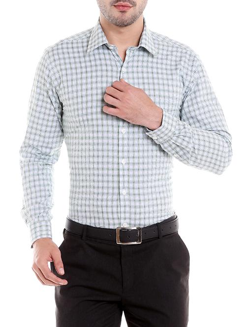 green checks casual shirt - 14666417 - Very Small Image - 1