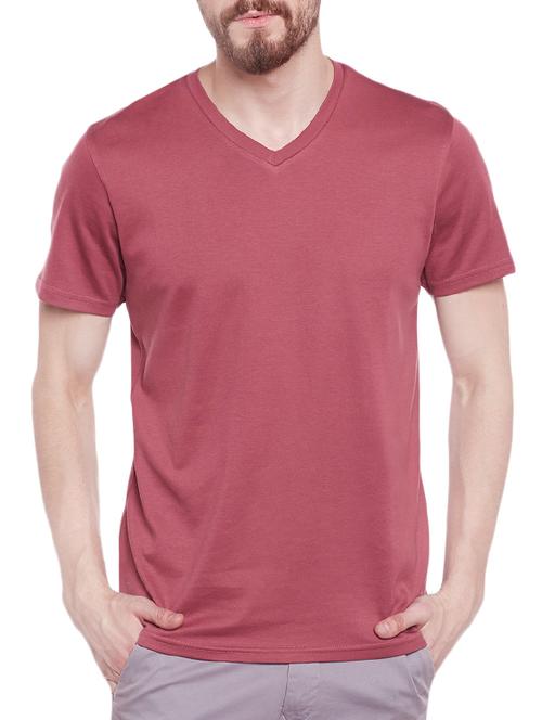 postfold men's solid cotton casual tshirts - 14667616 - Very Small Image - 1