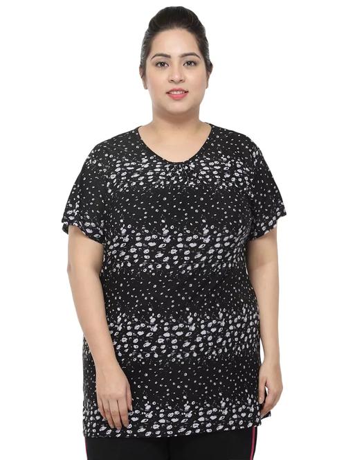 black printed tee - 14668842 - Very Small Image - 1
