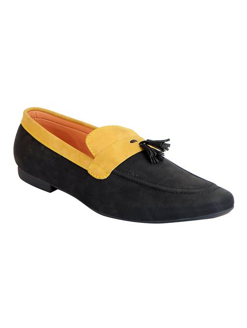 eego italy black leatherette slip ons - 14670238 - Very Small Image - 1