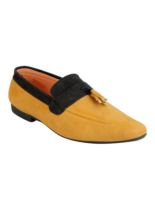 fausto tan leatherette slip ons - 14670240 - Very Small Image - 1