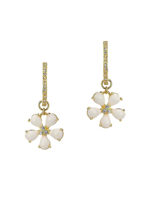 gold plated drop earrings - 14671567 - Very Small Image - 1