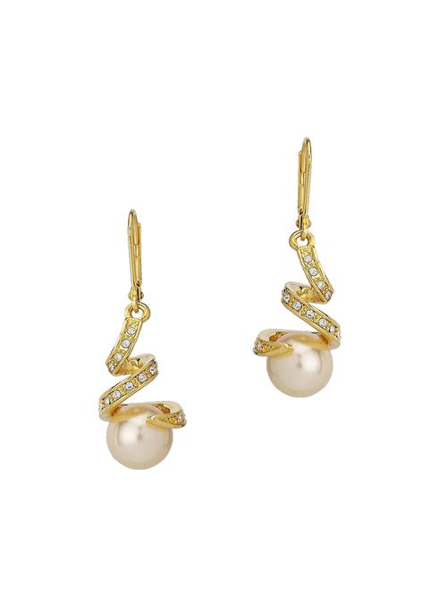 gold gold plated drop earrings - 14671607 - Very Small Image - 1