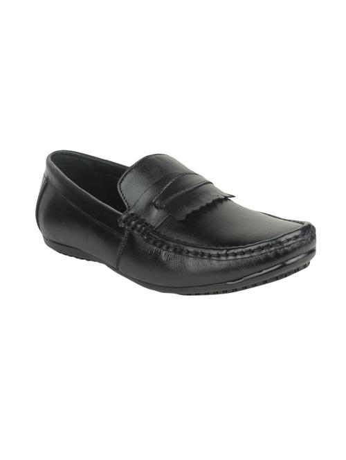 black leather slip on loafer - 14671695 - Very Small Image - 1