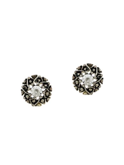 silver metal studs earrings - 14671894 - Very Small Image - 1