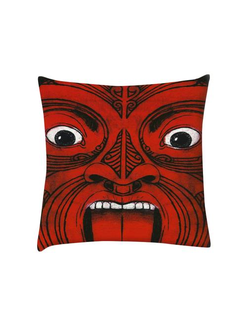 aztec face digitally printed cushion cover 16 x 16 inch - 14673510 - Very Small Image - 1