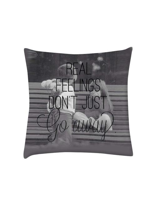 real feelings digitally printed cushion cover 16 x 16 inch - 14673662 - Very Small Image - 1
