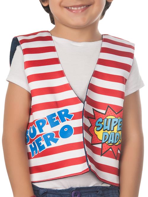 red cotton blend waistcoat - 14674719 - Very Small Image - 1