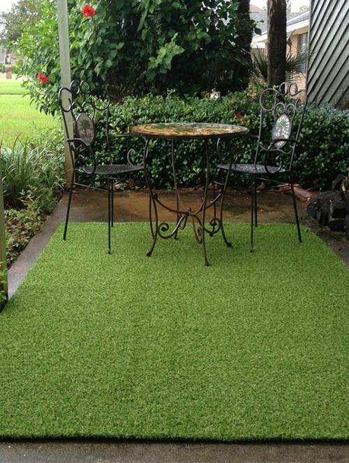 natural look artificial grass carpet 35 mm pack of 1 - 14677713 - Very Small Image - 1