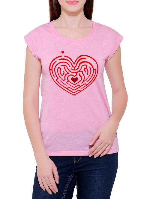 pink printed tee - 14678918 - Very Small Image - 1