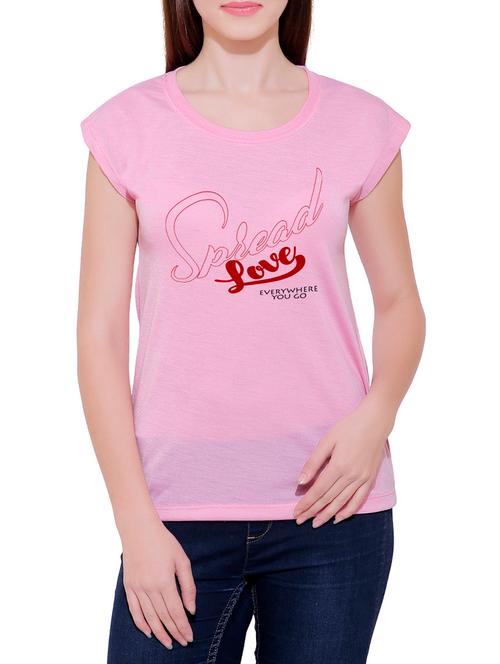 pink printed tee - 14678946 - Very Small Image - 1