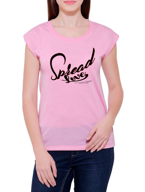 pink printed tee - 14678950 - Very Small Image - 1