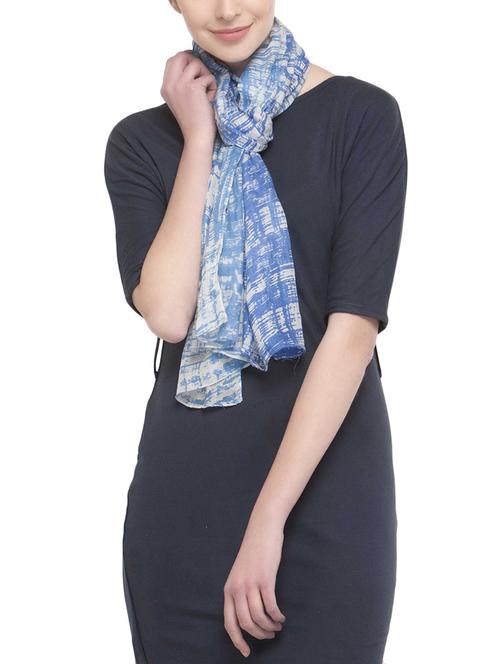 printed viscose stole - 14680053 - Very Small Image - 1