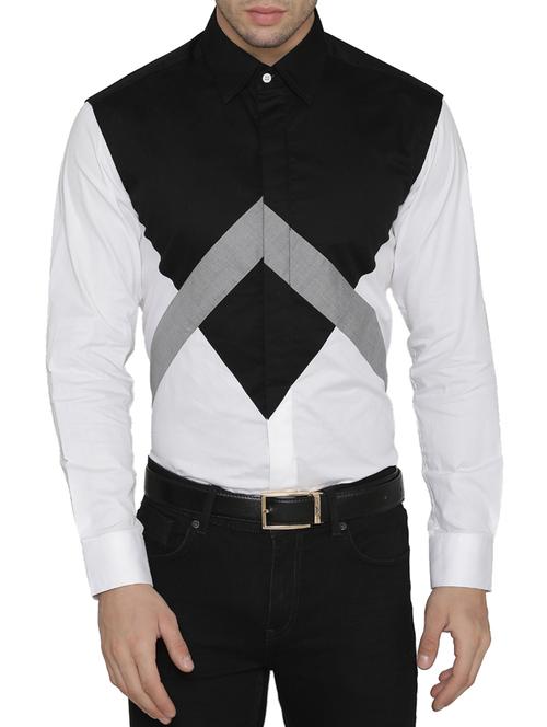 white cotton casual shirt - 14683072 - Very Small Image - 1