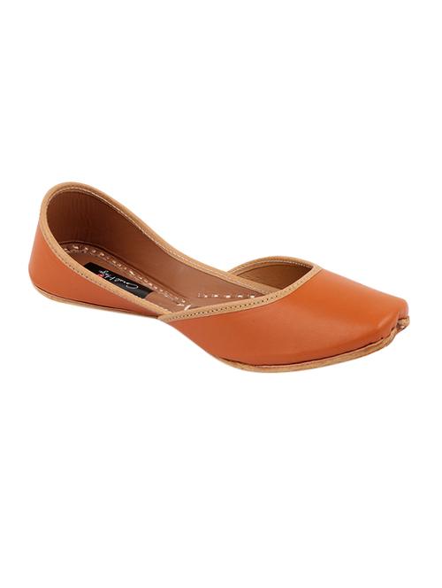 coral haze tan leather jutti - 14697690 - Very Small Image - 1