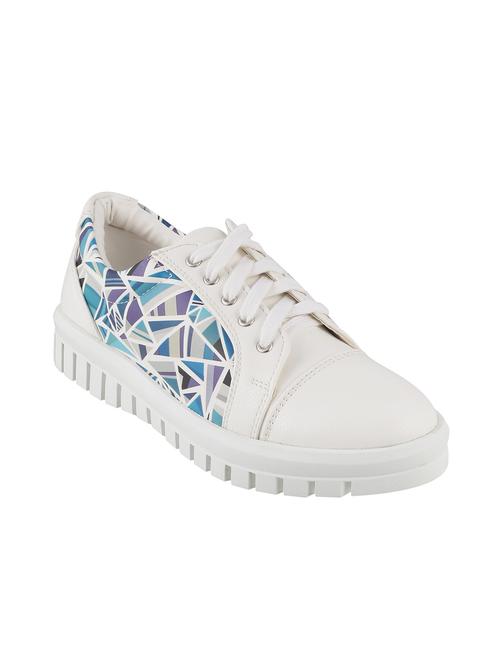 white lace-up sneaker - 14697842 - Very Small Image - 1