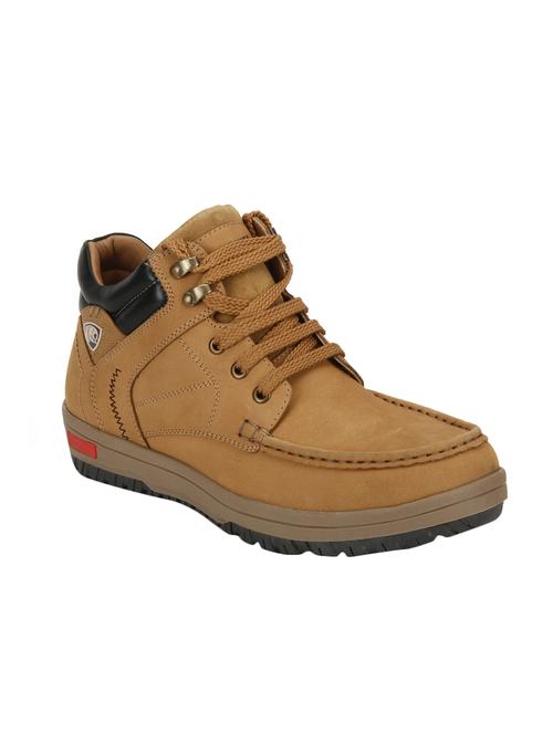 red chief brown leather low ankle boots - 14698259 - Very Small Image - 1