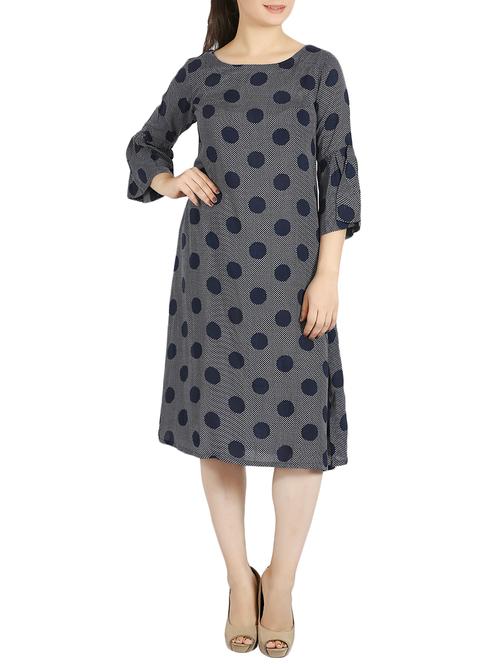 grey modal shift dress - 14712558 - Very Small Image - 1