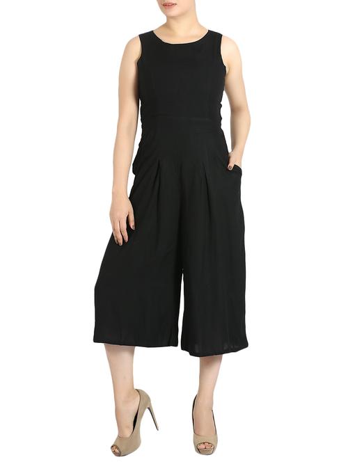 black rayon 34  jumpsuit - 14712565 - Very Small Image - 1