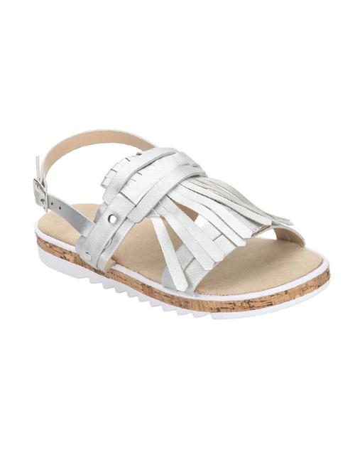 silver back strap sandal - 14714950 - Very Small Image - 1
