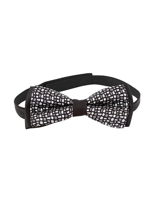 Black Satin Bow Tie - 14717701 - Very Small Image - 1